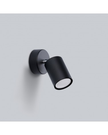 Wandleuchte LEMMI 1 schwarz