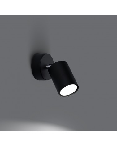 Wandleuchte LEMMI 1 schwarz