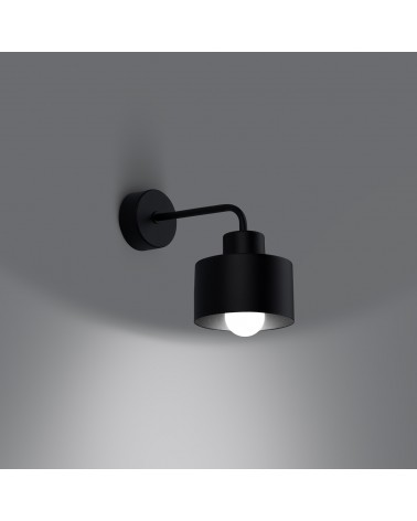 Wandleuchte SAVAR 1 schwarz