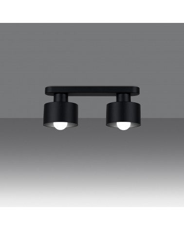 Deckenleuchte SAVAR 2 schwarz