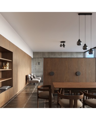 Wandleuchte ALINO 1 schwarz