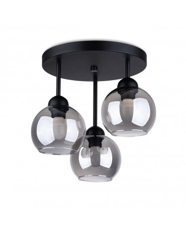 Kronleuchter ALINO 3 schwarz