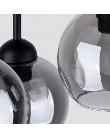 Kronleuchter ALINO 3 schwarz