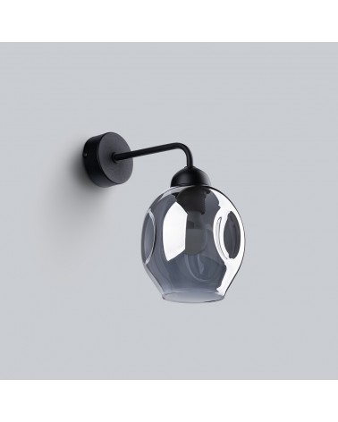 Wandleuchte FILLAN 1 schwarz