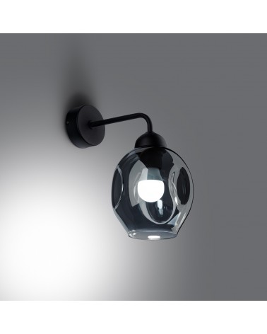 Wandleuchte FILLAN 1 schwarz