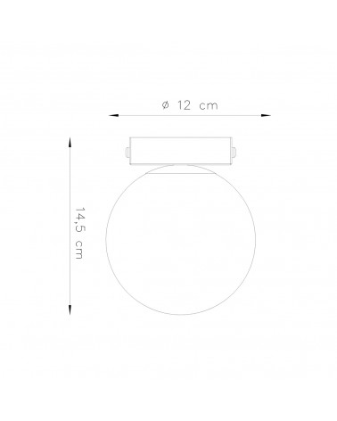 Deckenleuchte YOLI 1 weiß