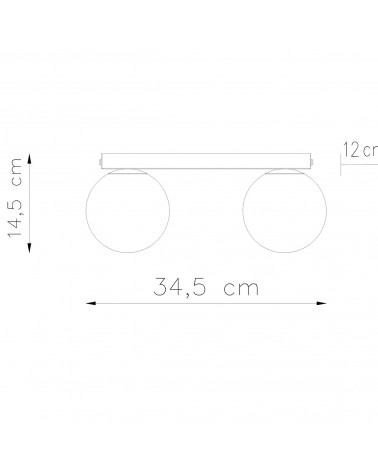 Deckenleuchte YOLI 2 weiß