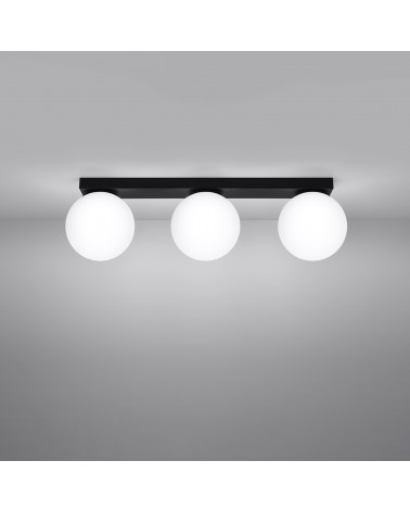 Deckenleuchte YOLI 3 schwarz