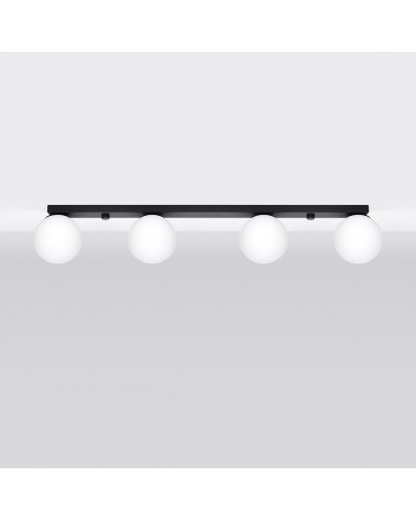 Deckenleuchte YOLI 4 schwarz