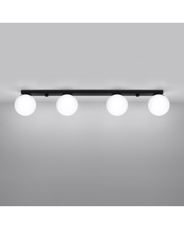 Deckenleuchte YOLI 4 schwarz