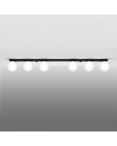 Deckenleuchte YOLI 6 schwarz