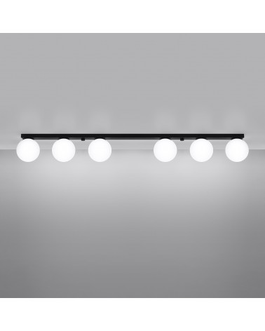 Deckenleuchte YOLI 6 schwarz