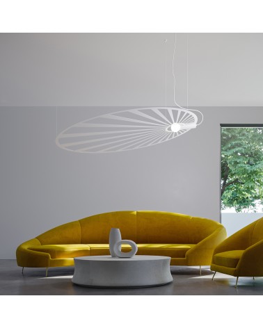 Hängeleuchte LEHDET weiß