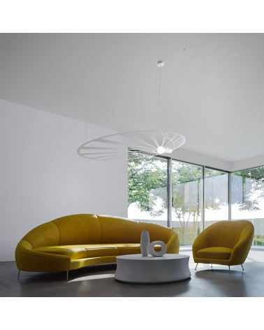 Hängeleuchte LEHDET weiß