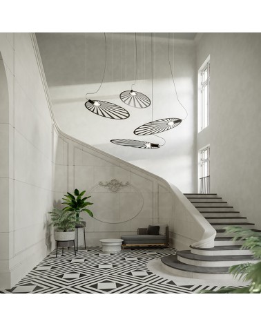 Hängeleuchte LEHDET schwarz