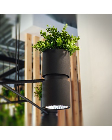 Wandleuchte KUKKIA schwarz