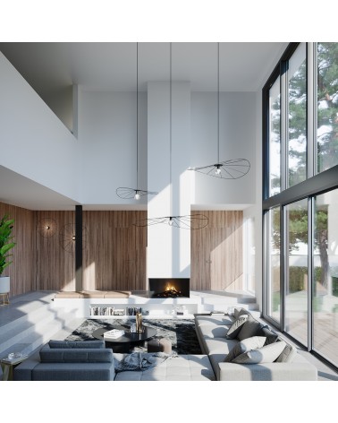 Hängeleuchte ESKOLA 70 schwarz