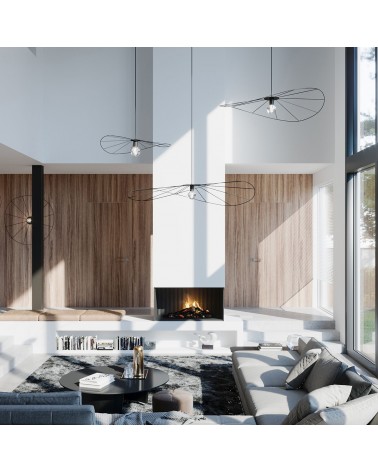 Hängeleuchte ESKOLA 140 schwarz