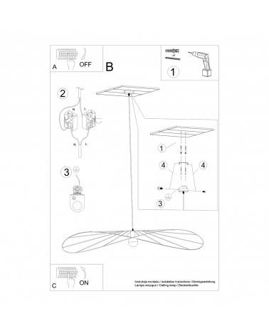 Hängeleuchte ESKOLA 140 schwarz