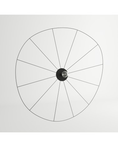 Wandleuchte / Deckenleuchte ESKOLA 70 schwarz