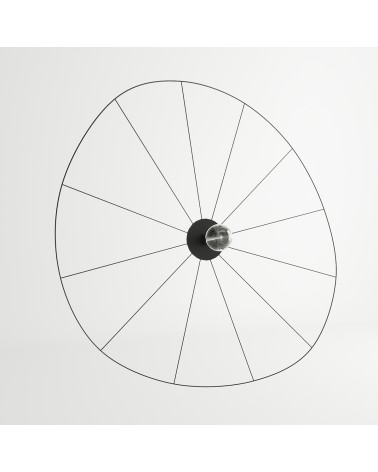 Wandleuchte / Deckenleuchte ESKOLA 110 schwarz