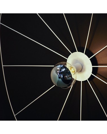 Wandleuchte / Deckenleuchte ESKOLA 110 schwarz