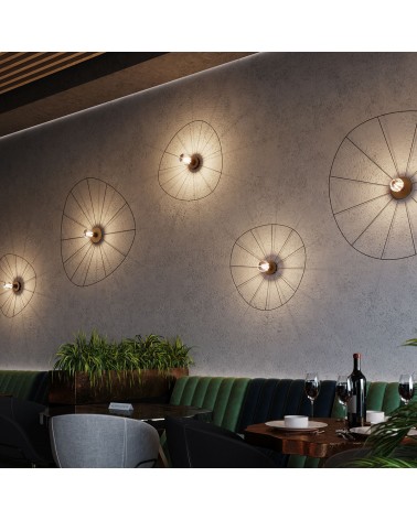 Wandleuchte / Deckenleuchte ESKOLA 110 schwarz