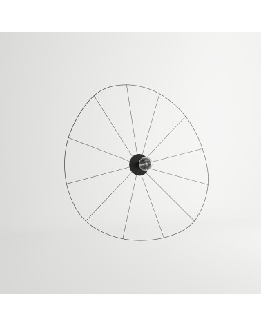 Wandleuchte / Deckenleuchte ESKOLA 140 schwarz