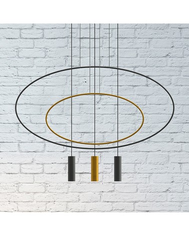 Hängeleuchte HOLAR 1 schwarz