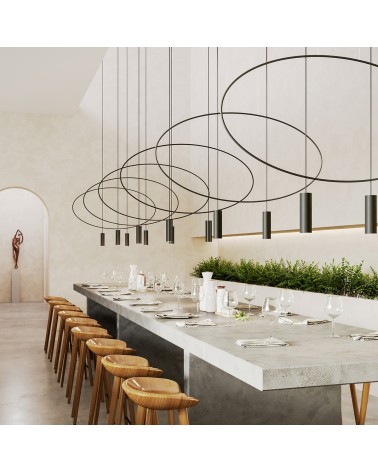 Hängeleuchte HOLAR 1 schwarz