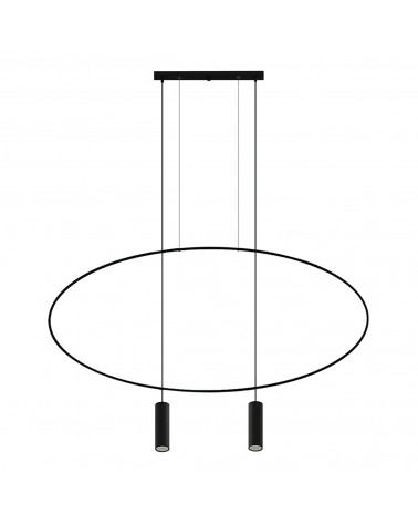 Hängeleuchte HOLAR 2 schwarz