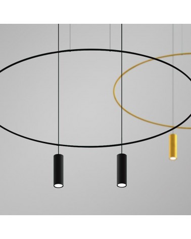 Hängeleuchte HOLAR 2 schwarz