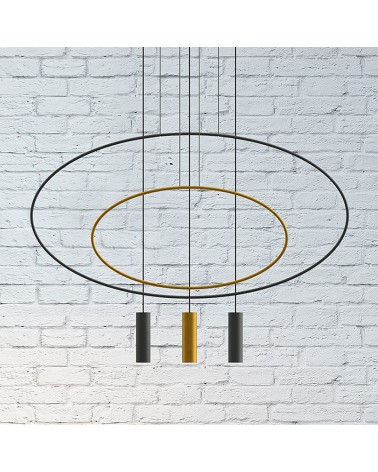 Hängeleuchte HOLAR 2 schwarz