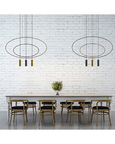 Hängeleuchte HOLAR 2 schwarz