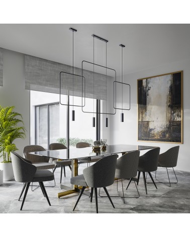 Hängeleuchte RANA 1 schwarz