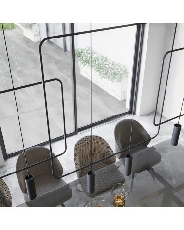 Hängeleuchte RANA 1 schwarz