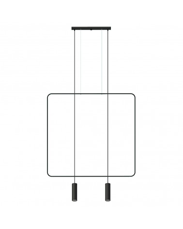 Hängeleuchte RANA 2 schwarz