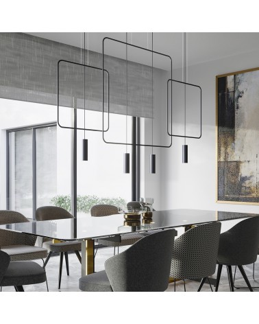 Hängeleuchte RANA 2 schwarz