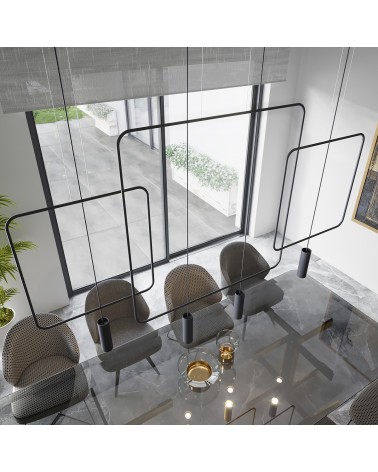 Hängeleuchte RANA 2 schwarz