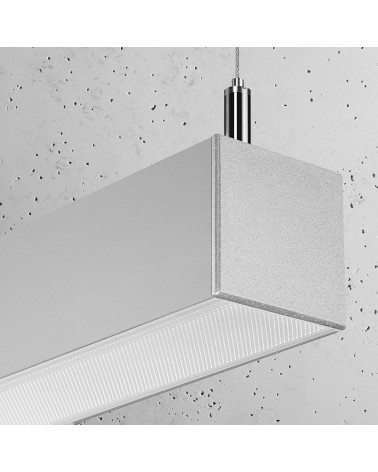 Hängeleuchte PINNE 67 grau