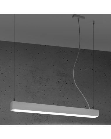 Hängeleuchte PINNE 67 weiß