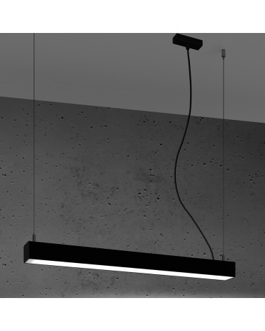 Hängeleuchte PINNE 67 schwarz