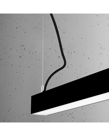 Hängeleuchte PINNE 67 schwarz