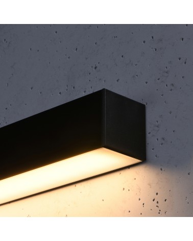 Wandleuchte PINNE 67 schwarz