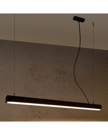 Hängeleuchte PINNE 90 schwarz