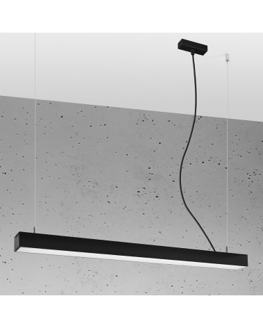 Hängeleuchte PINNE 90 schwarz