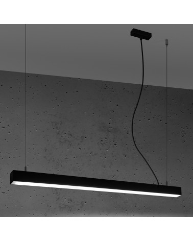 Hängeleuchte PINNE 90 schwarz