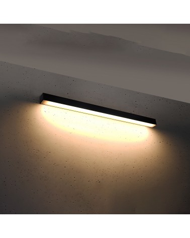 Wandleuchte PINNE 90 schwarz