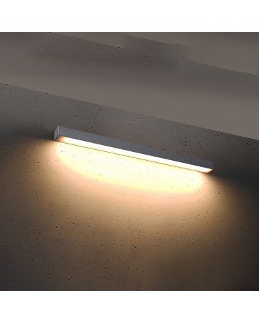 Wandleuchte PINNE 90 grau