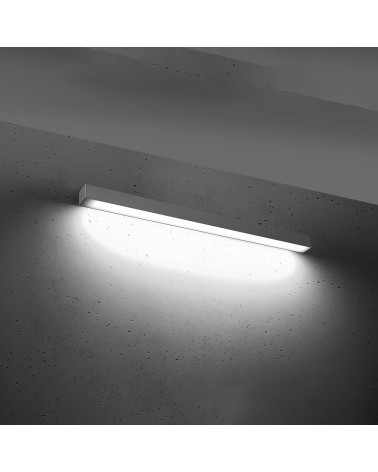 Wandleuchte PINNE 90 grau